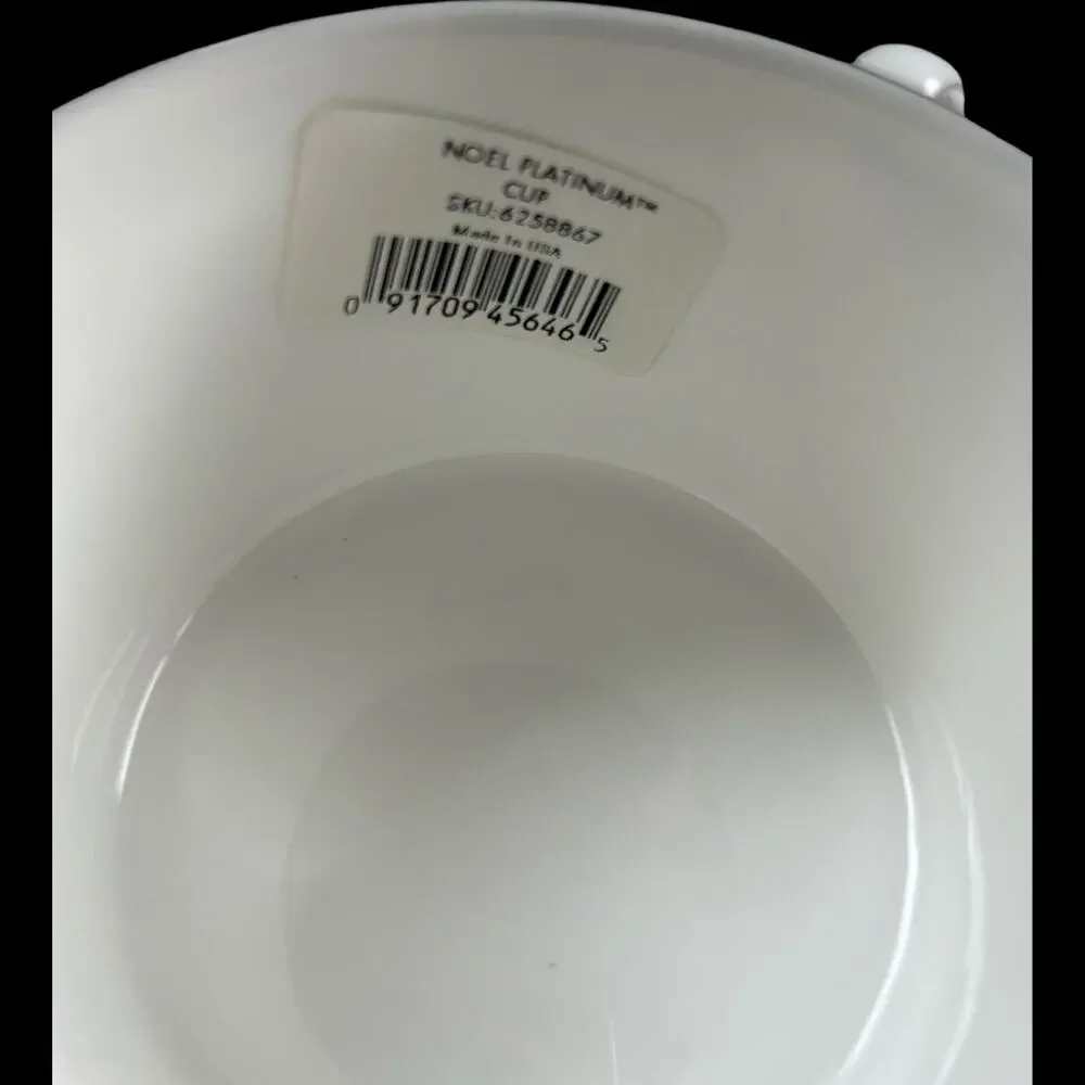 RARE NIB Kate Spade For Lenox  Noel Platinum 5 Piece Place Setting China Set